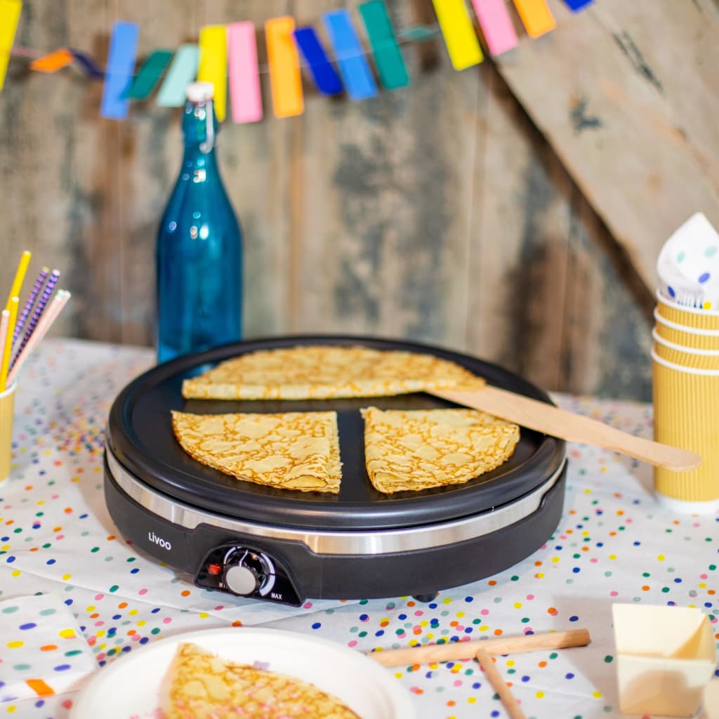Livoo Livoo Crepe Maker XXL Black Ø 38 cm černá