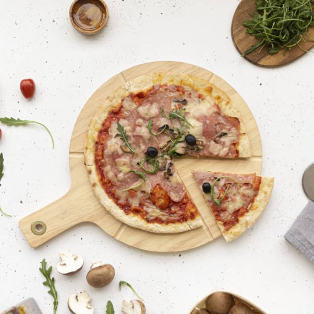 Livoo Livoo Pizzasnijs Set 30 cm dřevo