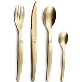 Lou Laguiole Lou Laguiole 16-part cutlery set Jet StoneWash Champagne