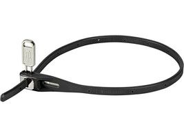 Kabelbinder slot haplok z-lok 42 cm med nøgle sort