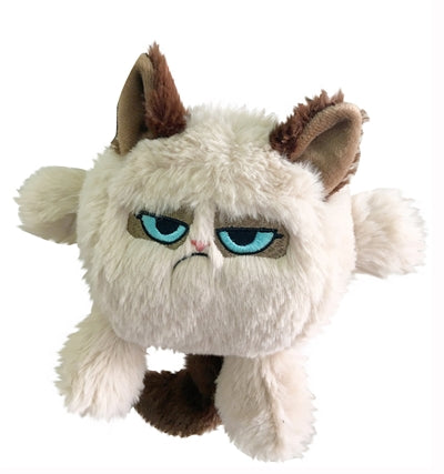 Tête de chat de chat grincheux