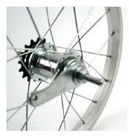 Ruota posteriore 16 (305) ALU Standard Favorit Rimuovi l'argento
