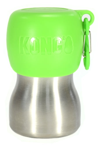 Kong H2O Steklenico za pitje nerjavečega jekla zelena
