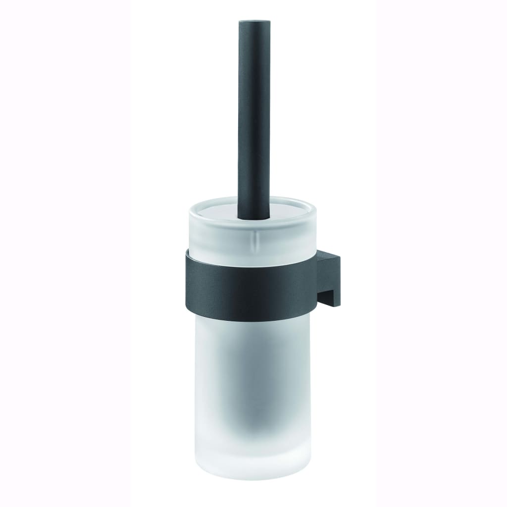 Tiger Tiger Toalet Brush and Holder Bold Matte Black