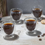 Salut hi expresso tasses double-maline 4 ml ml transparent