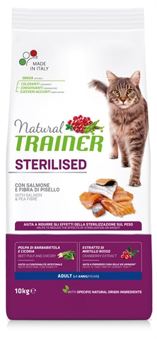 Natural Trainer Cat Sterilized Salmon