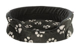 Trixie dog basket Jimmy Oval Black with leg print