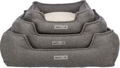 Trixie be eco recycled dog basket coline angular dark gray bei