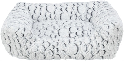 Trixie Dog Basket Mila Hushy Plush White Gray
