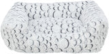 Trixie Dog Basket Mila Hushy Plush White Gray