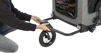Trixie Jogging Kit for Bicycle Cart 12802 Gray Sage