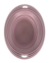 Happy Hausdéier rosen iwwer Hausdéieren Iessen Bowl drénken Bin foldbar Blos Pink