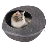 Flamingo Flamingo Cat Cave Chizmo 39x48x24 cm se cítila šedá