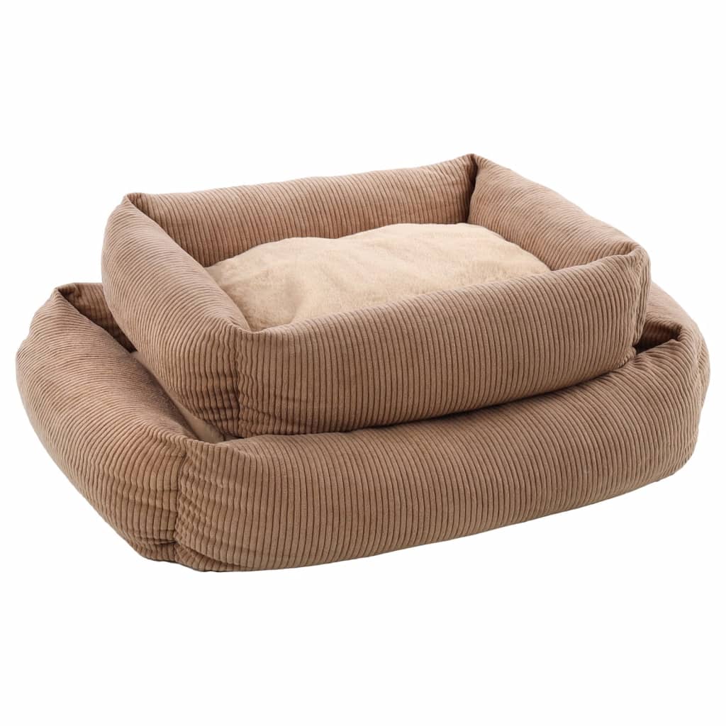 Flamingo flamingo hundekurv med lynlås colette rektangulær 50 cm taupe
