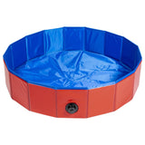Zvířecí bulvár zvířete Boulevard PET PET Plavecký bazén chlazení m 80x80x20 cm červená modrá