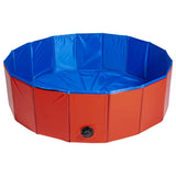 Animal Boulevard Animal Boulevard Pet Swimming Pool Kühlung L 100x100x30 cm Rot Blau