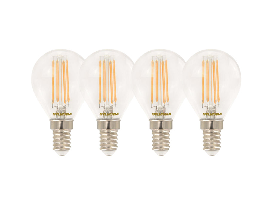 Sylvania LED LAMP E14 470 LM Bullet Clear 4 kusy
