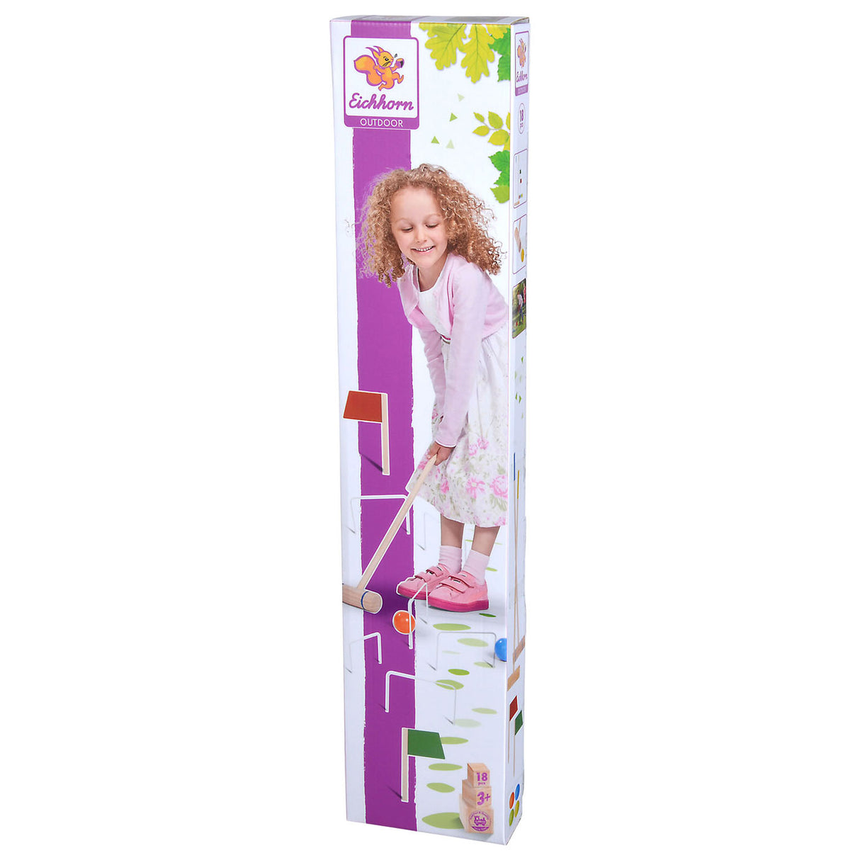 Eichhorn Outdoor Wood Croquet Game 18DLG.