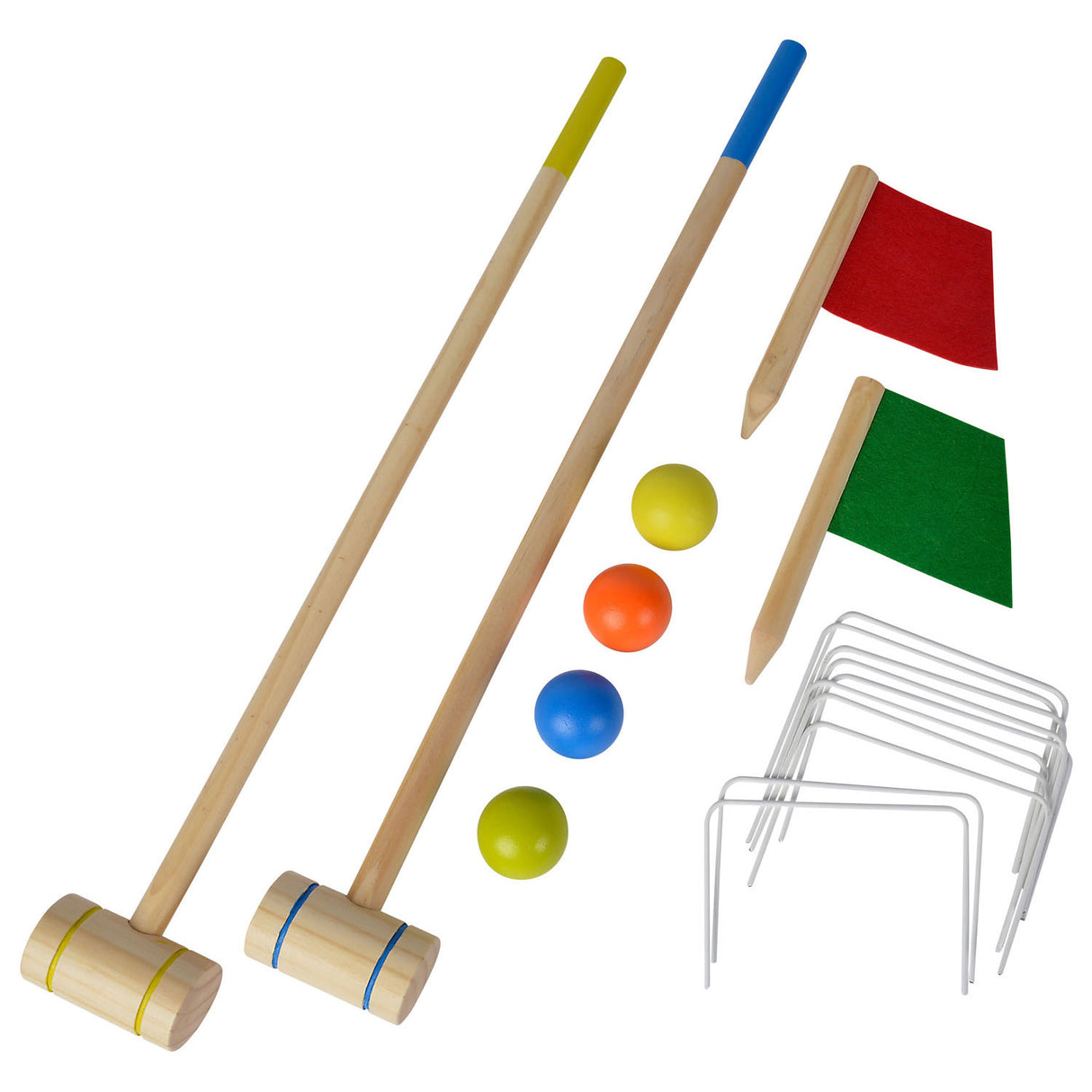 Eichhorn Outdoor Wood Croquet Game 18DLG.