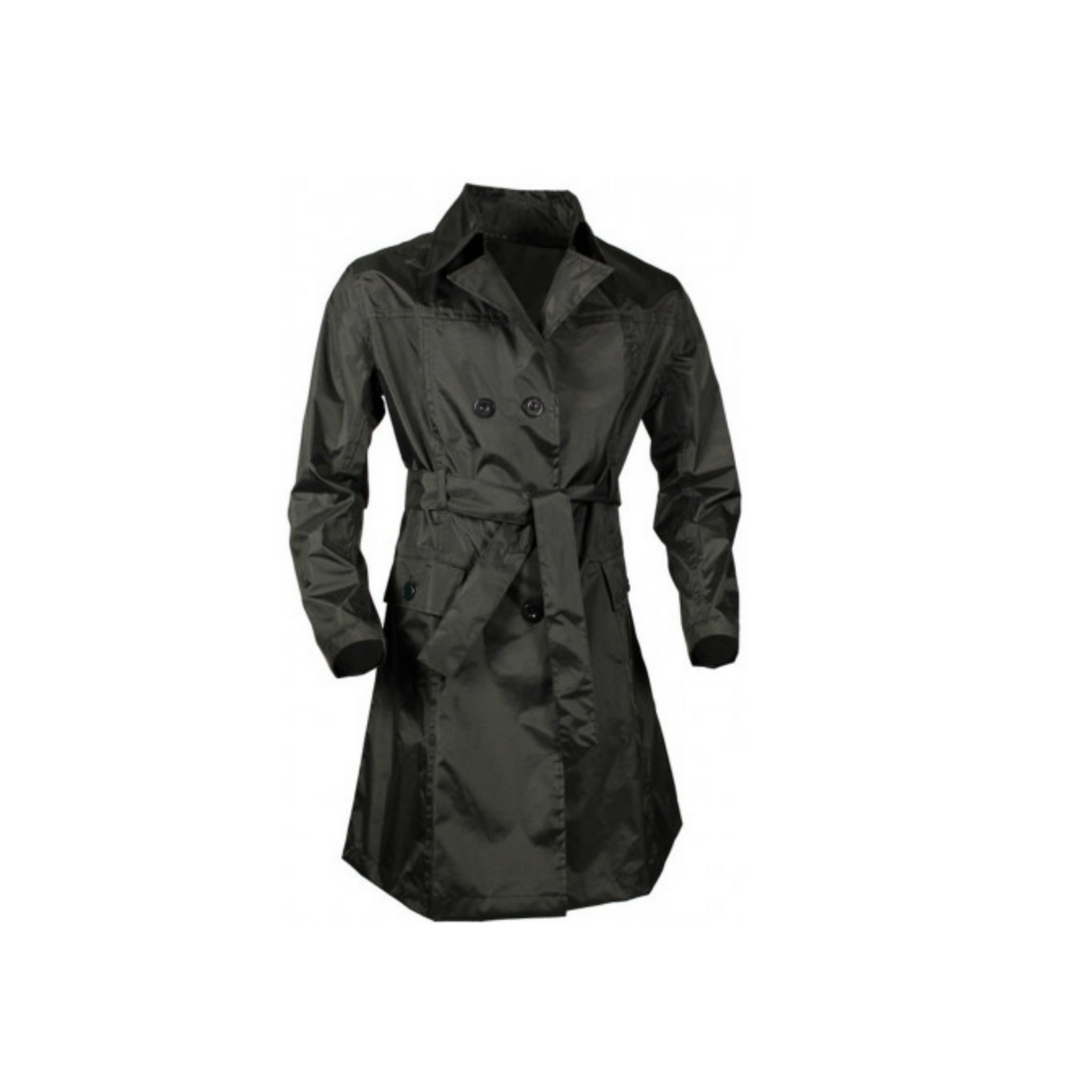 Dr Rain Mantle Ladies, Size L. Black, med avtakbar hette, 2 poser, + bærerpose