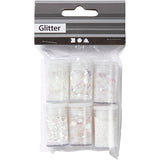 Creativ Company Glitter in Sequins White, 6x5gr