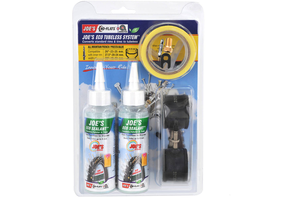 Joe's No Flats Beless Conversion Kit Eco Seal Mant XC FV