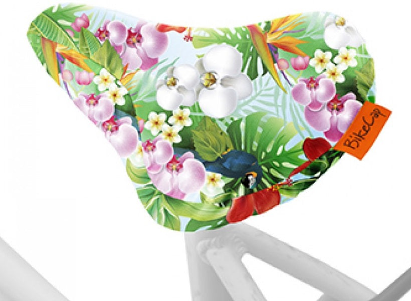 BIKECAP -Satteldeck Tropenblume