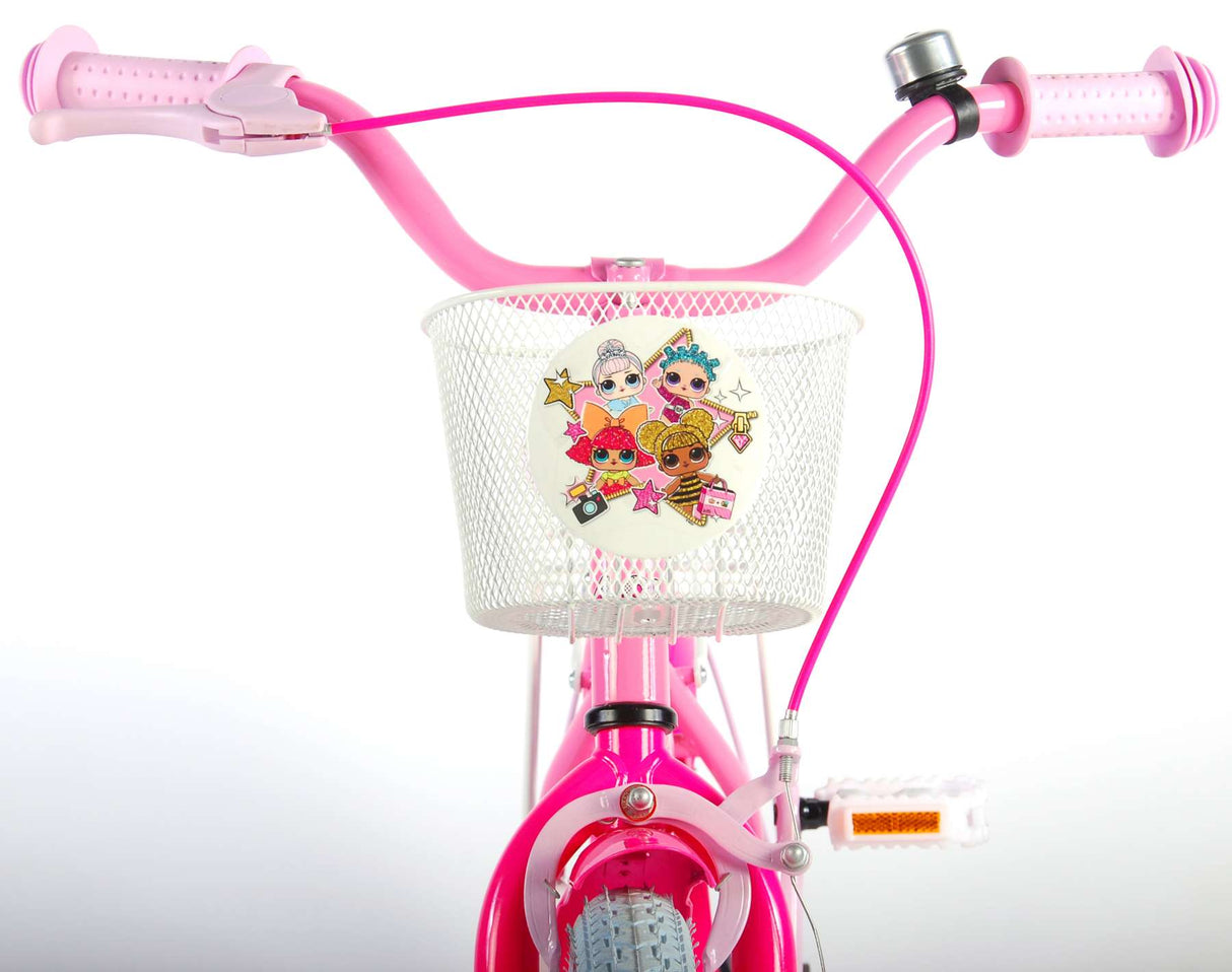Lolsuprise Kanner Vëlo Meedercher 16 Zoll rosa