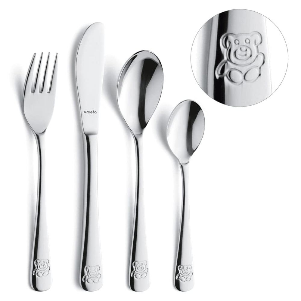 Amefa Amefa 4-piece children's cutlery set Teddy