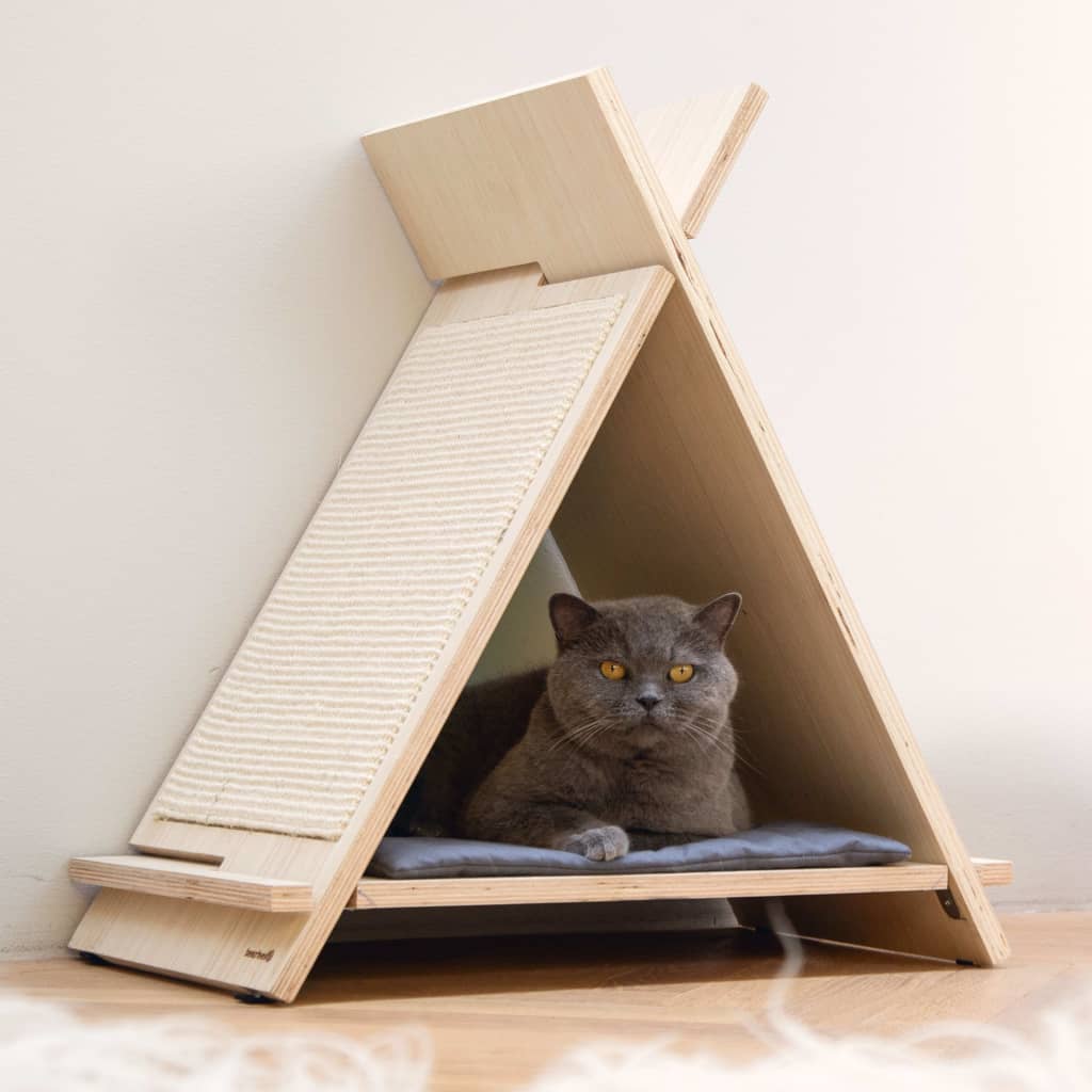 Beeztees Beeztees Cat pohištvo Rinty 55x35x60 cm les