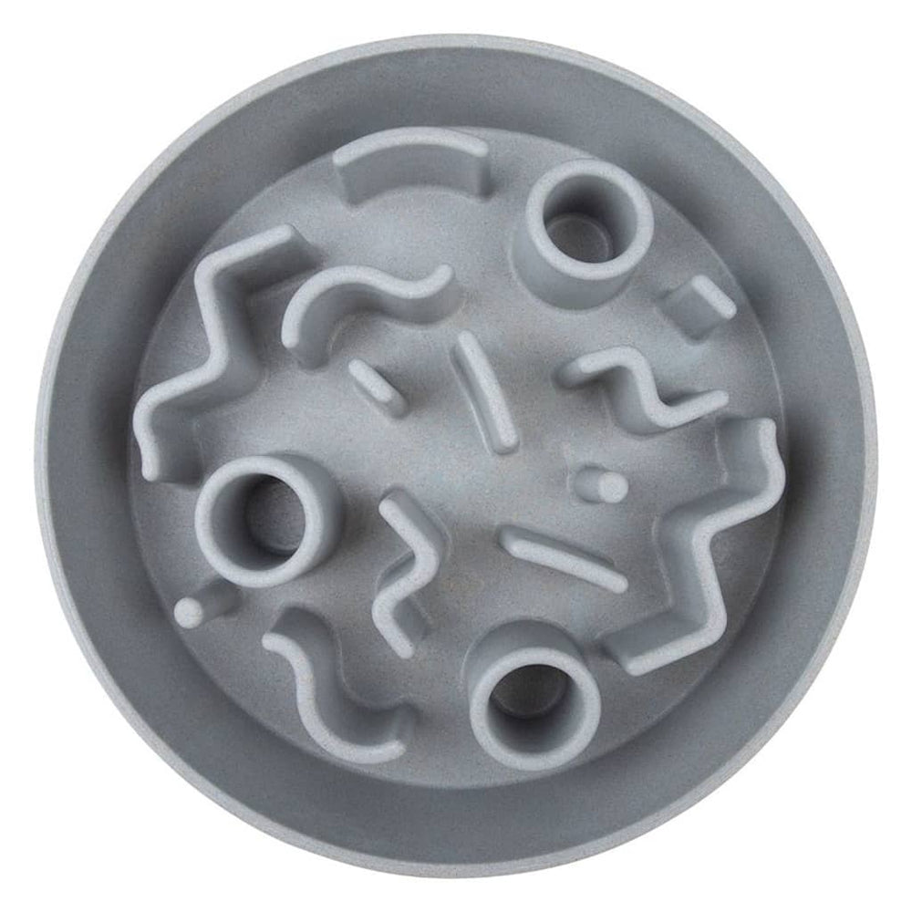 Distrikt70 Distrikt70 Slowfeeder für Hunde 28 cm Bambus Eisblau