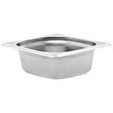 Vidaxl gastronombakken 12 pc Gn 1 6 65 mm nerjavno jeklo