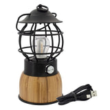 EuroTrail Campling Lamp Breeze LED BAMBOO BLACK