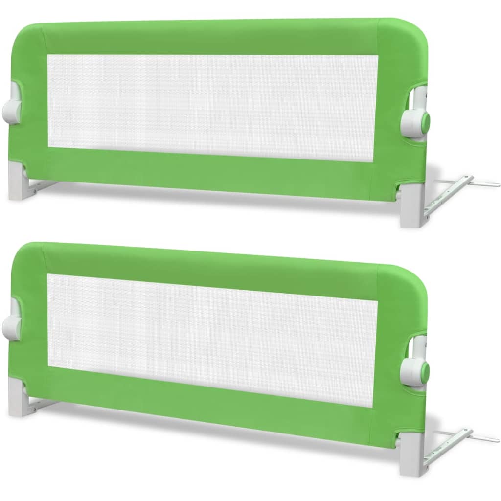 Otroške postelje Vidaxl 2 PCS 102x42 cm zelena