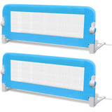 VidaXL Kinderbedhekjes 2 st 102x42 cm blauw