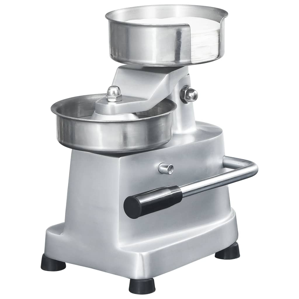 Vidaxl Hamburger Press Machine med 500 partitioner 13 cm aluminium
