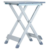 Vidaxl Camping sgabello 28x26x39 cm in alluminio