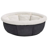 Vidaxl dog basket 59x59x24 cm gray