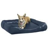 Vidaxl Dog Basket 80x68x23 cm in pelle artificiale blu scuro