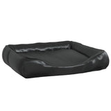 Vidaxl Dog Basket 80x68x23 cm Kunstig læder sort