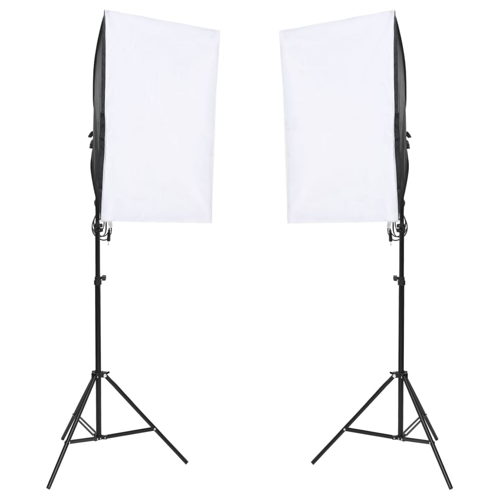 Vidaxl foto studio komplet z osvetlitvijo in ozadjem