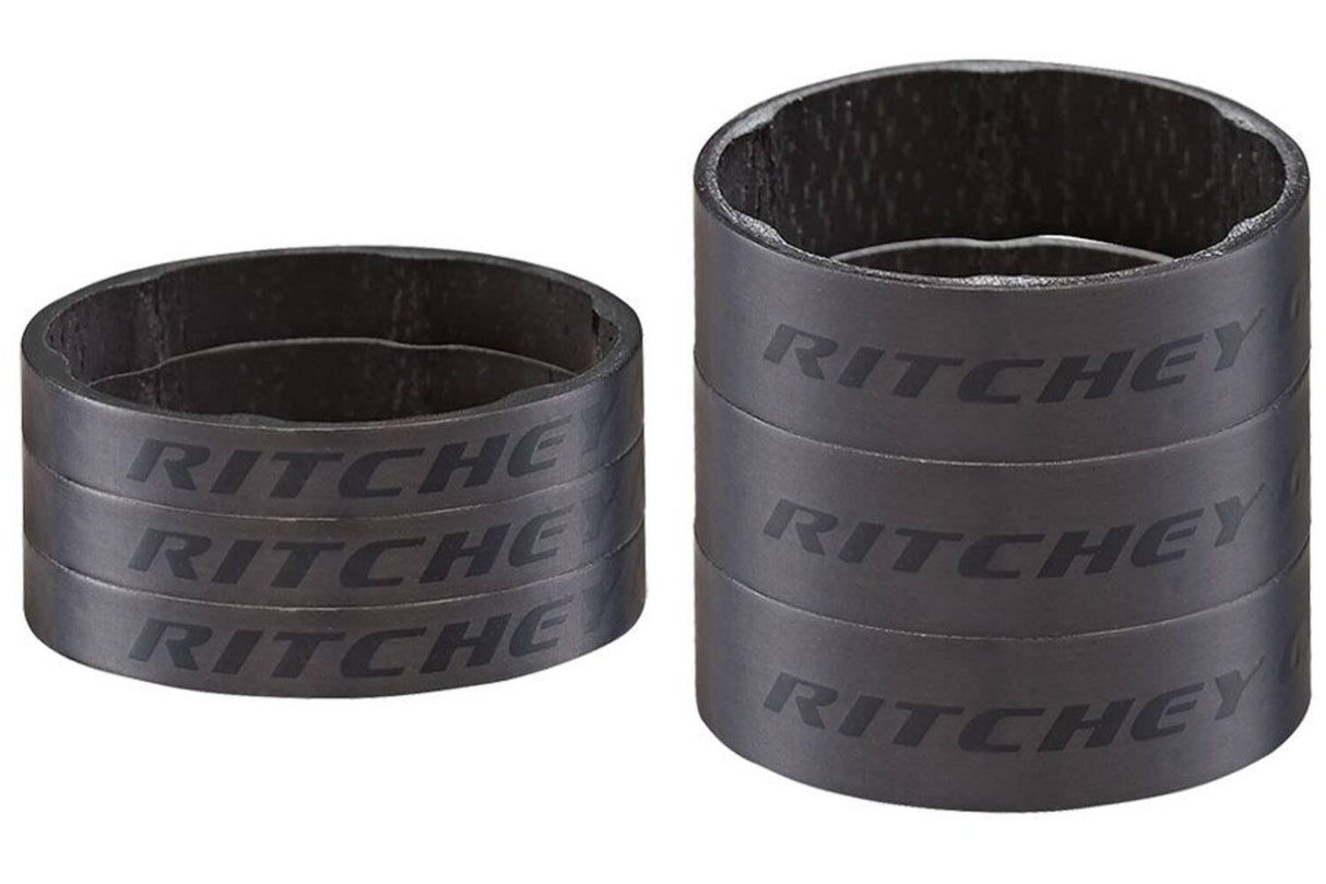 Ritchey WCS Spacer Set Carbon Ud Mat 3x5mm + 3x10mm