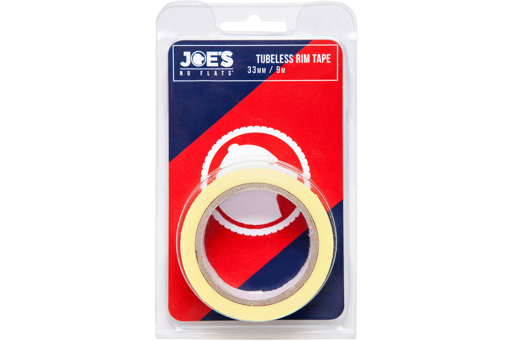 Joe's no flats Tubeless rim tape yellow 33mm x 9m