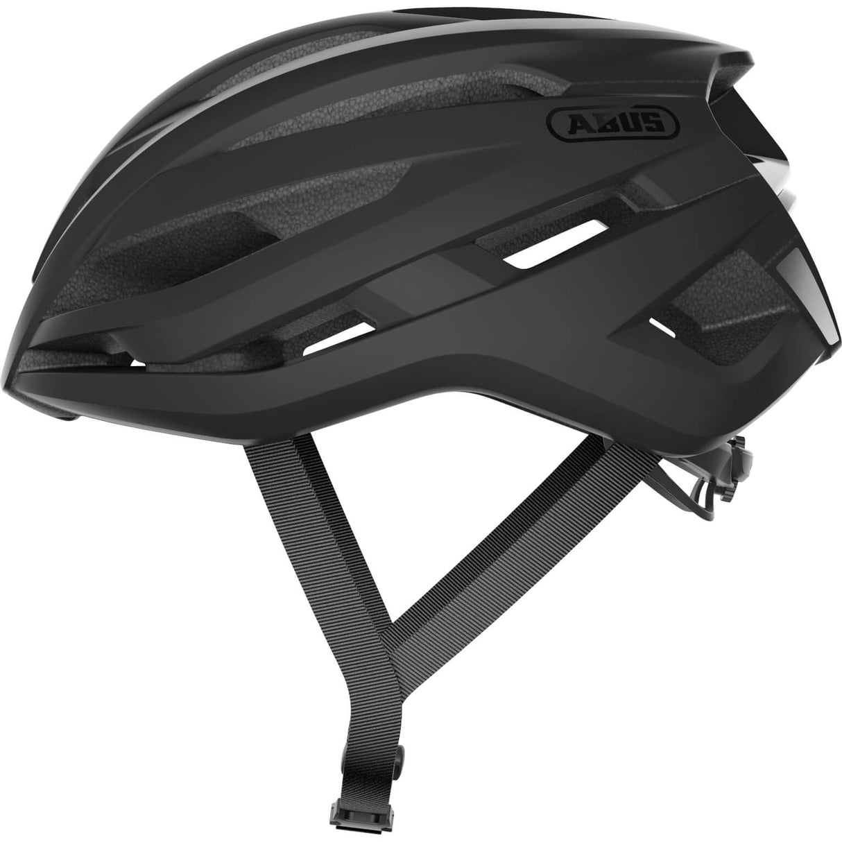 Abus hjelm stgoudmchaser fløjl sort l 59-61 cm