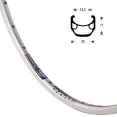Rigida rim 28 Chrina Alu 20mm 36 14