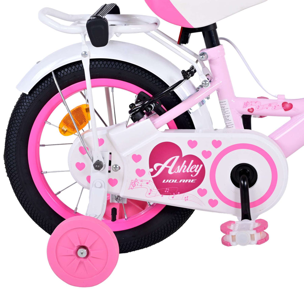 Volare Ashley Children's Bike Girls 14 pouces rose deux freins à main