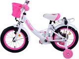 Volare Ashley Children's Bike Girls 14 inch White Two Hand brakes