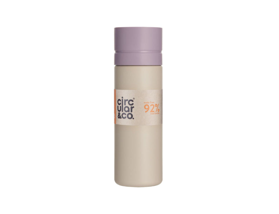 Circular Co. Bottiglia circolare 600 ml di crema viola