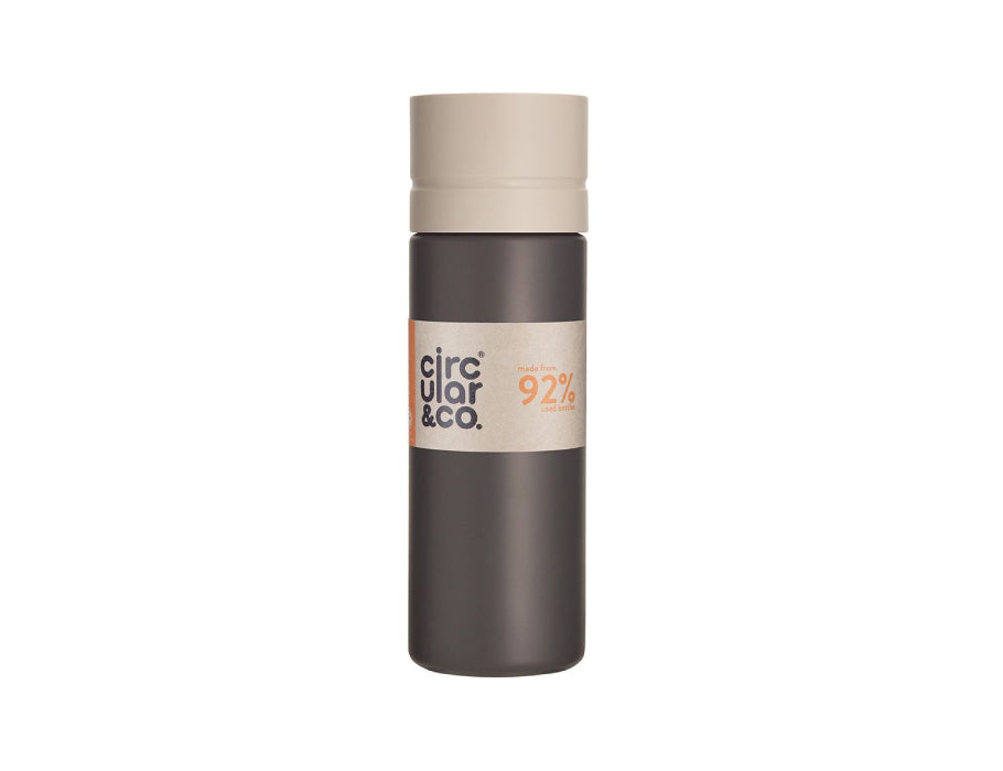 Circular Co. Bottiglia circolare 600 ml di crema nera