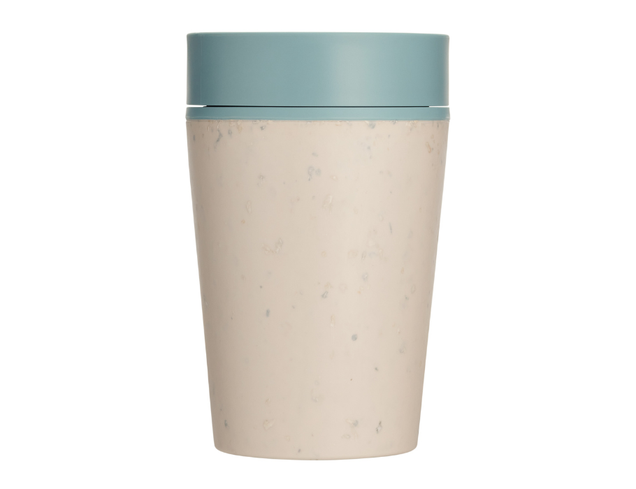 Circular Co. Tazza di tazza di tazza circolare 227 ml di crema blu